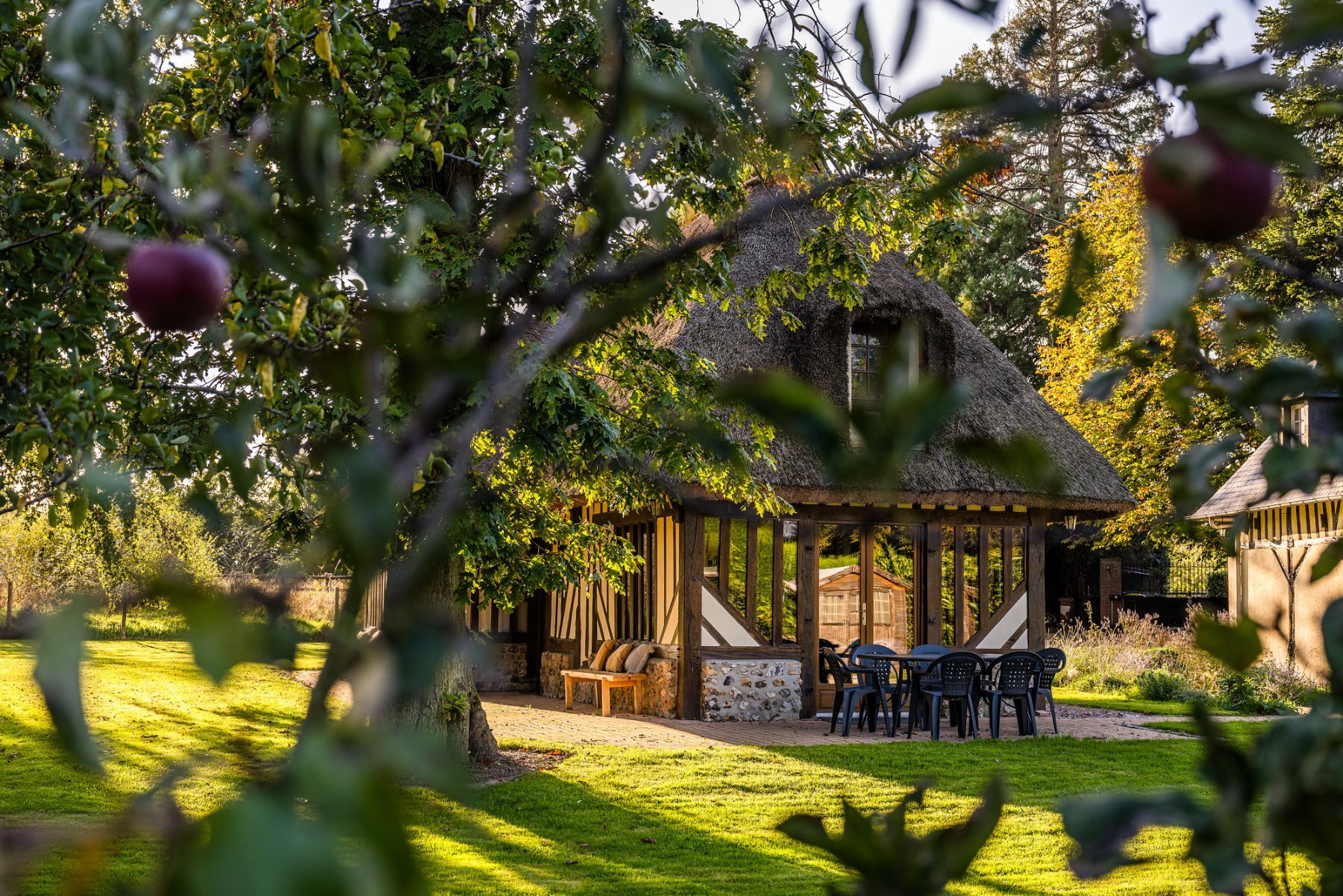 gite group normandie calvados garden rental honfleur