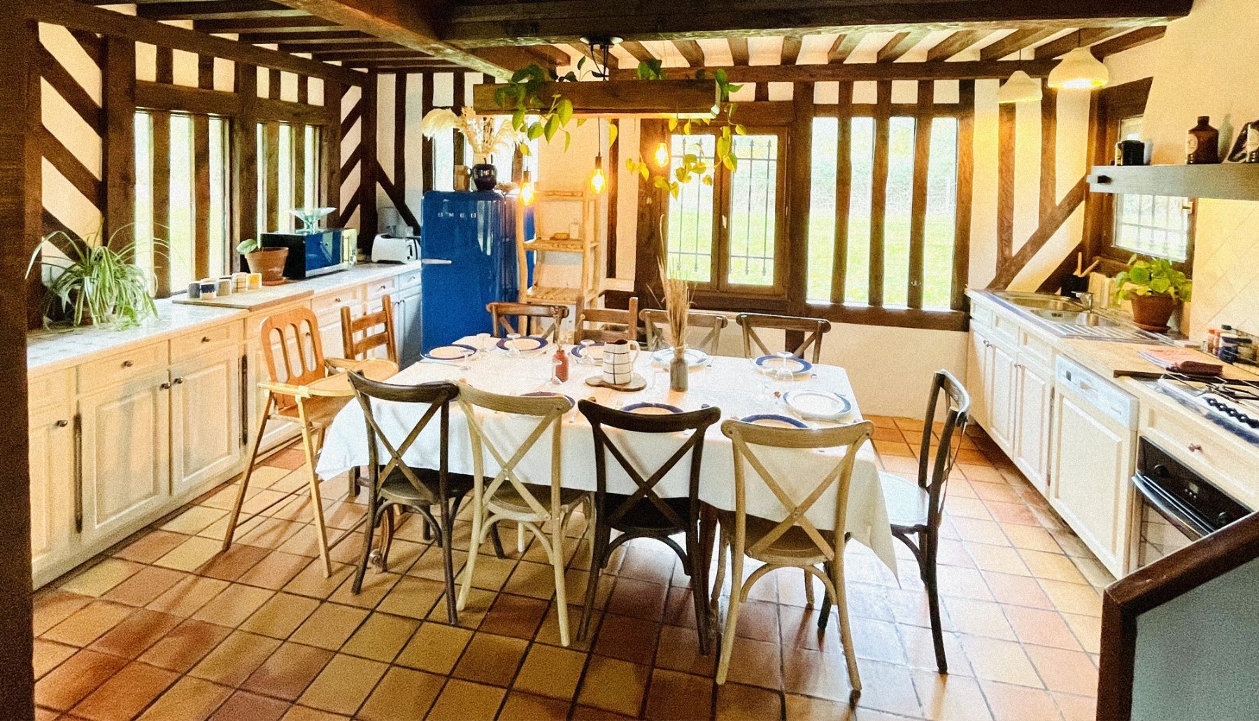 maisons pommes gite normandie group rental honfleur